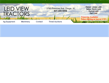 Tablet Screenshot of leidviewtractors.com