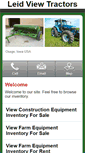 Mobile Screenshot of m.leidviewtractors.com